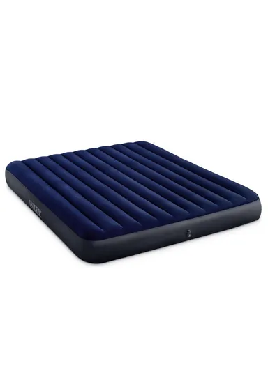 2.03m King Size Inflatable Dura-Beam Classic Downy Airbed Mattress With Fiber-Tech Technology (L203 x W183 x H25)cm 64755 