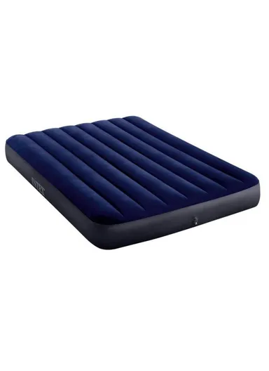 191X137X25CM Double Size Inflatable Dura-Beam Classic Downy Airbed Mattress With Fiber-Tech Technology 273Kg Maximum Load 64758