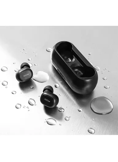 QCY T1C Wireless Binaural In-ear Earphones Waterproof Bluetooth 5.0 Headset with Charger Box