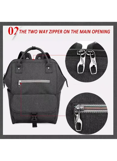 14" Oxford Cloth Women Baby Casual Diaper Backpack T-B3184 (W25 x D16 x H38)cm