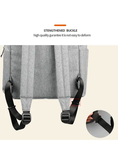 14″ Anti-Theft Diaper Bag With USB Charging Port T-B3355 (W36x D11 x H41)cm