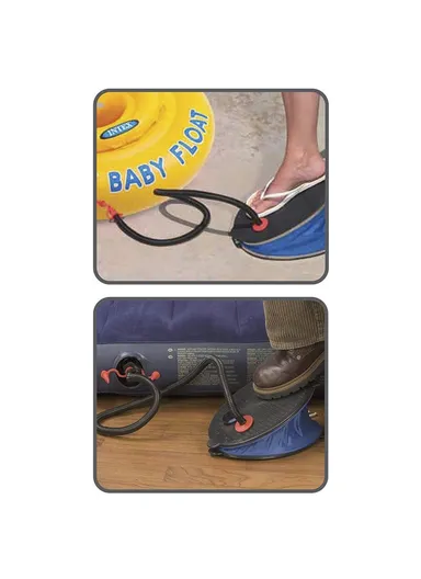 Bellows Foot Air Pump Diameter 30cm with 3 Nozzles 68610 