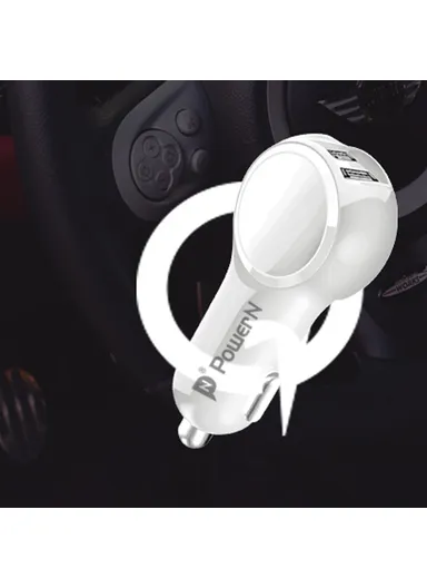 4A-B Dual Port USB Quick Charge Car Charger 3.4A MAX