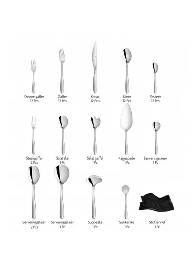 72 Pcs Tulip Tableware Cutlery Set DH-01997