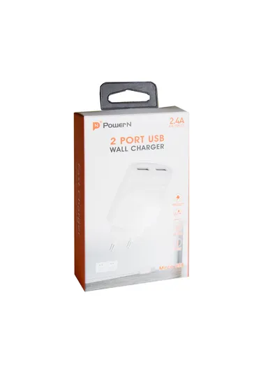 PNHN2UM Dual Port USB 2.4A Wall Charger