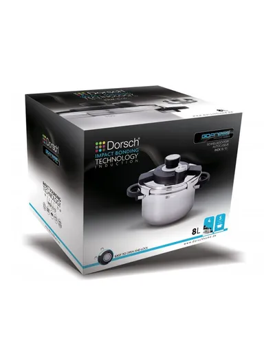 8L Stainless Steel GoPress Pressure Cooker DH-06438