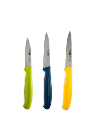 3 Pieces Colorful Sharp Knife Set