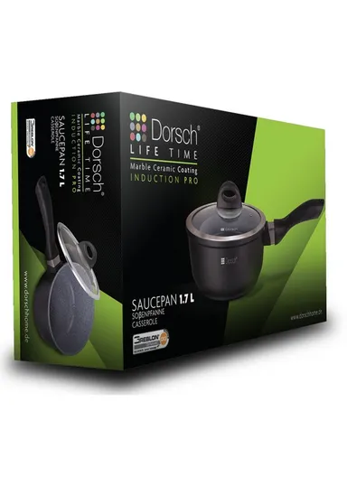 18cm 1.8L Non-Stick Ceramic Coating Aluminum Sauce Pan DH-05586