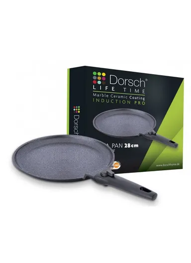 28cm Pan For Crepes &amp; Pizza With Removable Handle