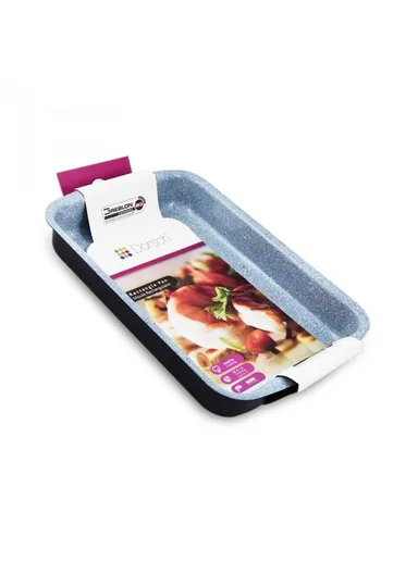 Ceramic Coating Aluminum Rectangle Pan DH-08950 - (L36 x W24.3 x H5.5)cm