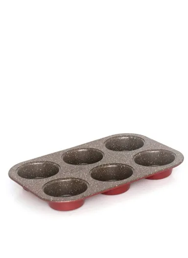 Non-Stick 6 Cups Muffin Pan DH-08909 (L26.5 x W17 x H3)cm