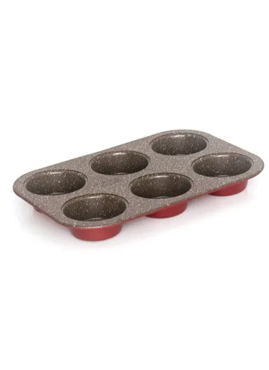 Non-Stick 6 Cups Muffin Pan DH-08909 (L26.5 x W17 x H3)cm