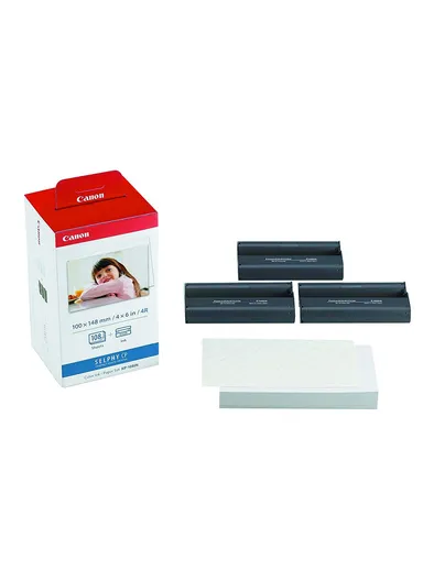 Canon Selphy Series Photo Printers KP-108IN Color Ink / Paper Set Compatible with Canon Selphy Series