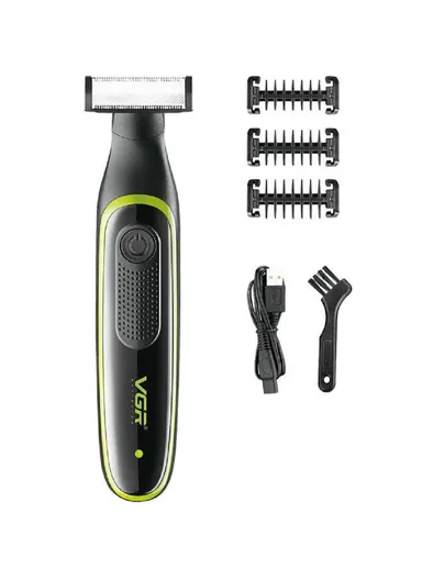 Washable &amp; Rechargeable Professional Beard Shaver Dual-Sided Trimmer IPX5 V-017