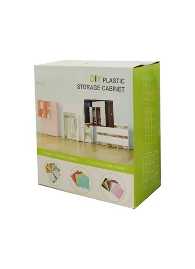 DIY Capacious &amp; Customizable Closet Wardrobe Bedroom Armoire Dresser Cube Storage Organizer (W105 x D35 x H140)cm - Black