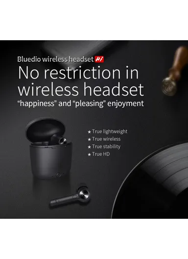 Bluetooth Stereo Sport Wireless TWS Earbuds With Built-In Mic &amp; Charging Box HI