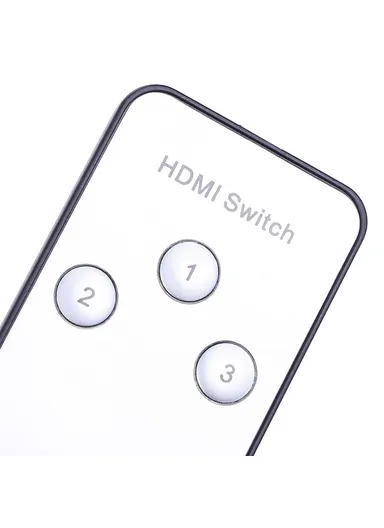 3 Input To 1 Output HDMI Switch With Remote Control