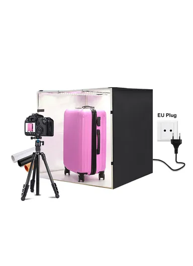 80cm Lightbox Photo Studio Box Softbox 72W White Light Photo Shooting Tent Box Kit - EU Plug