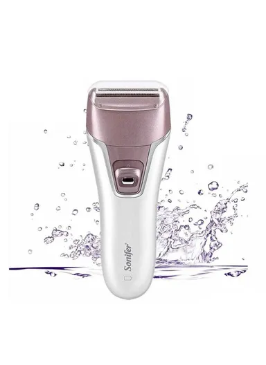 Rechargeable IPX5 Waterproof 2-IN-1 Lady Epilator &amp; Shaver with 2 Interchangeable Shaver &amp; Epilation Heads &amp; Clean Brush SF-9521
