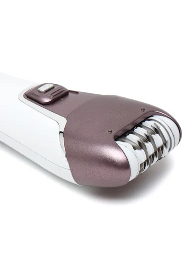 Rechargeable IPX5 Waterproof 2-IN-1 Lady Epilator &amp; Shaver with 2 Interchangeable Shaver &amp; Epilation Heads &amp; Clean Brush SF-9521