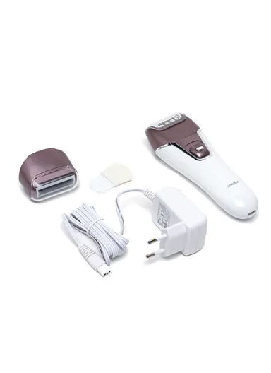 Rechargeable IPX5 Waterproof 2-IN-1 Lady Epilator &amp; Shaver with 2 Interchangeable Shaver &amp; Epilation Heads &amp; Clean Brush SF-9521