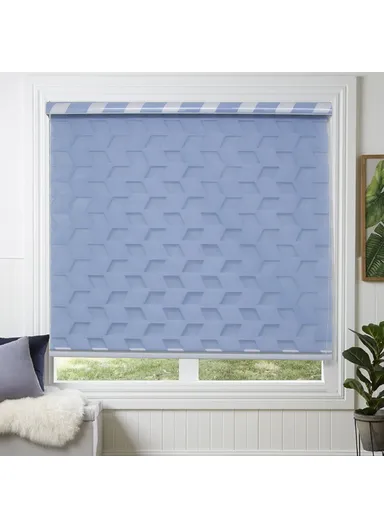150x150cm Duo Roller Blind Only One Piece - Baby Blue 