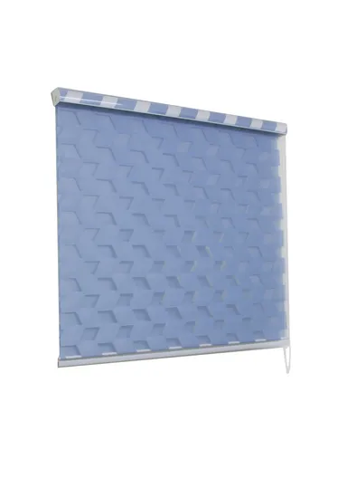 150x150cm Duo Roller Blind Only One Piece - Baby Blue 