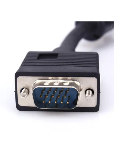 1.5m VGA Male To VGA Male Cable With 2 Magnet Rings CB18A