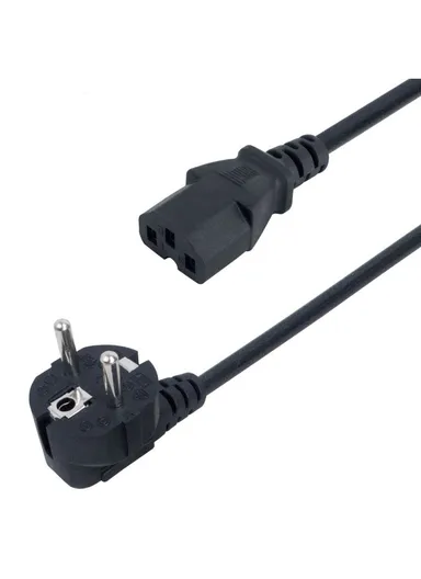 1.5m EU Plug To IEC Plug Power Cable For Printer PC Monitor TV Projector PS4 Pro CB27
