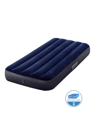 1.91m Single Size Dura-Beam Standard Classic Downy Airbed 136KG Maximum Weight Capacity (L191 x W76 x H25)cm 64756 