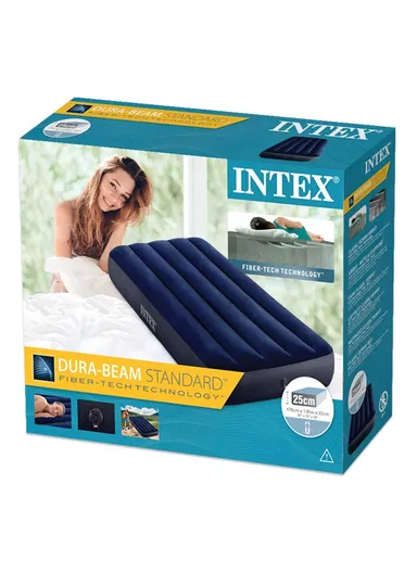 1.91m Single Size Dura-Beam Standard Classic Downy Airbed 136KG Maximum Weight Capacity (L191 x W76 x H25)cm 64756 