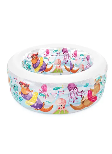 3-Ring Round Inflatable Aquarium Swimming Pool 58480 (D152 x H56)cm