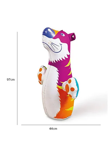 3D Inflatable Tiger Bop Bag For Kids 44669 (D44 x H98)cm 