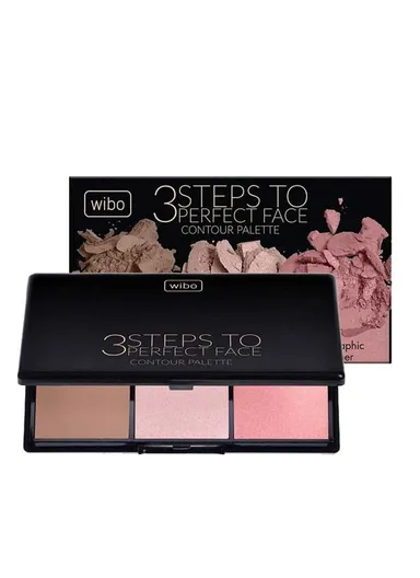  3 Steps to Perfect Face Contour Powder Palette - Light