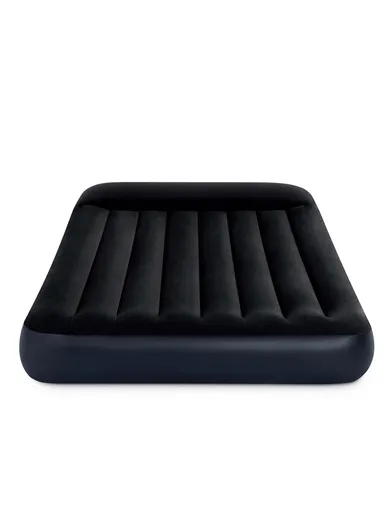 Double Size Headrest Pillow Rest Classic Airbed Mattress With Fiber-Tech &amp; Built-in Pump 64148NP (L191 x W137 x H25)cm