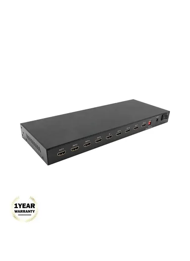 HDMI Splitter 8 Port Multiplier for Screen Duplication 1 IN 8 OUT G177 