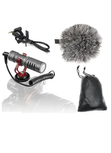 Cardroid Microphone for both Camera and Smartphone VXR10 