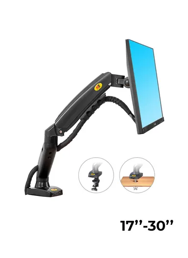 NB Full Motion Ergonomic Monitor Arm Adjustable Mount Tilt Swivel 2- 9kg Loading Capacity 17" - 30" F80 
