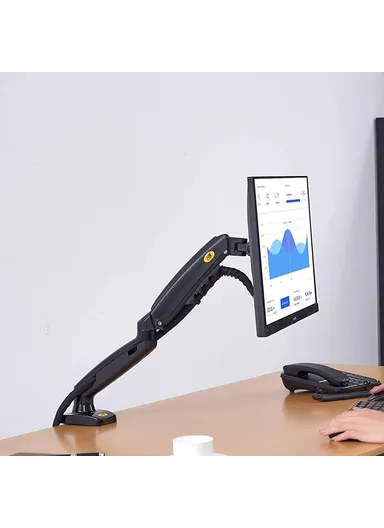NB Full Motion Ergonomic Monitor Arm Adjustable Mount Tilt Swivel 2- 9kg Loading Capacity 17" - 30" F80 