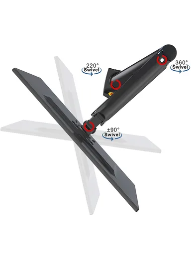 NB Full Motion Ergonomic Monitor Arm Adjustable Mount Tilt Swivel 2- 9kg Loading Capacity 17" - 30" F80 