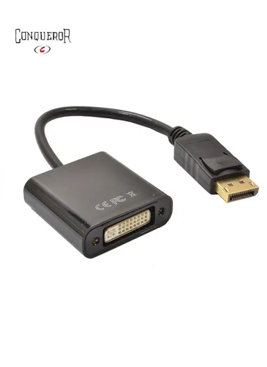 Cable Display to DVI Male to Female Adapter C133I - Black