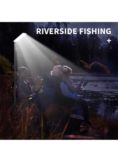 USB Powered Multifunctional Outdoor Tripod Stand Photography Lamp - White