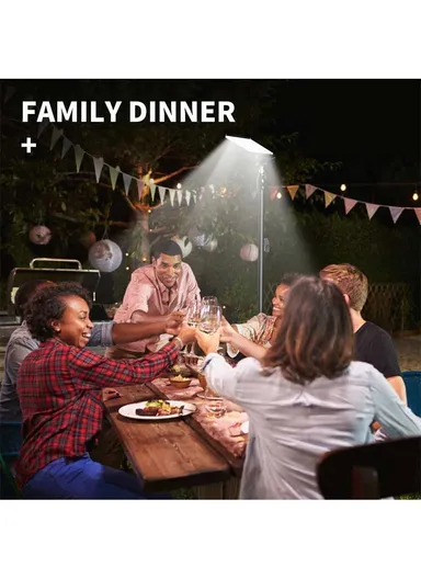 USB Powered Multifunctional Outdoor Tripod Stand Photography Lamp - White