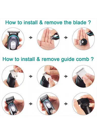 5W USB Rechargeable Adjustable Speeds Professional Hair Trimmer Built-in LED Indicator V-055