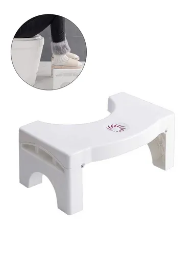 Foldable Squatty Potty Toilet Anti Constipation Step Stool Plastic Thickened (W40 x D25 x H17.5)cm