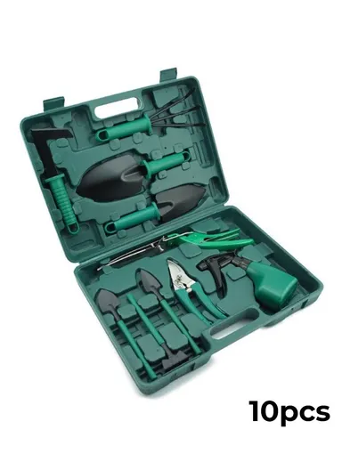10PCS/Set Gardening Tools Shovel Rake Scissors Spray Pot