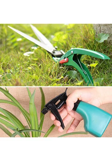 10PCS/Set Gardening Tools Shovel Rake Scissors Spray Pot