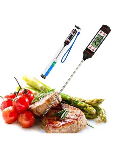 1.5V Long Probe Digital Temperature Measuring Tool For Kitchen TP101