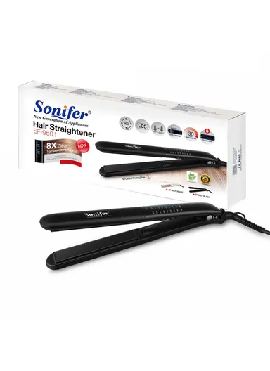 60W Touch Control Adjustable Heat Hair Straightener with MAX Temperature 230℃SF-9501 