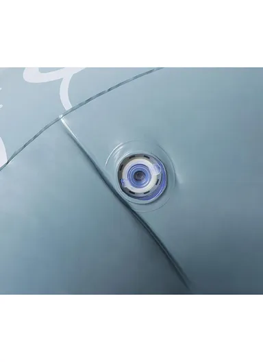 Single Flocking Inflatable Sofa 100Kg Max Load 75052 112x112x66cm - Red